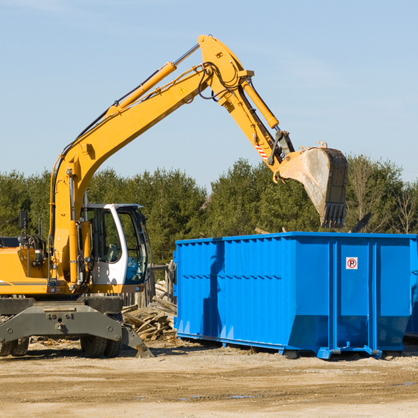 what happens if the residential dumpster is damaged or stolen during rental in Harrison County IN